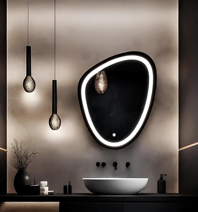 SANIF® LED Mirror for B athroom Touch Sensor, and 3 Light Effects | Bedroom, Wash Basin | Vanity Mirror with Lights S-6 - Image 4